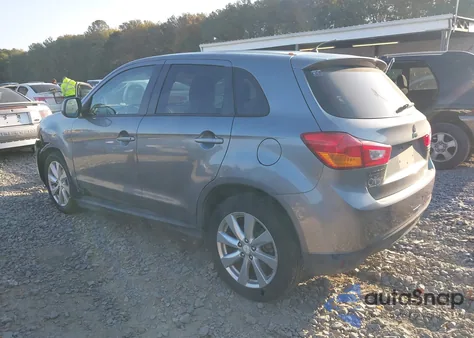 2014 Mitsubishi Outlander Sport Es from USA, damaged, VIN 4A4AP3AU7EE002530